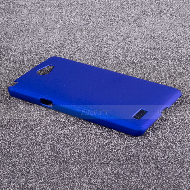 Funda Dura Plastico Rigida Mate para LG L Bello 2 Azul