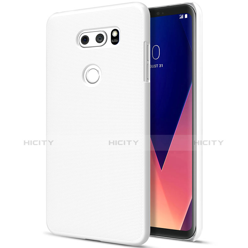 Funda Dura Plastico Rigida Mate para LG V30 Blanco