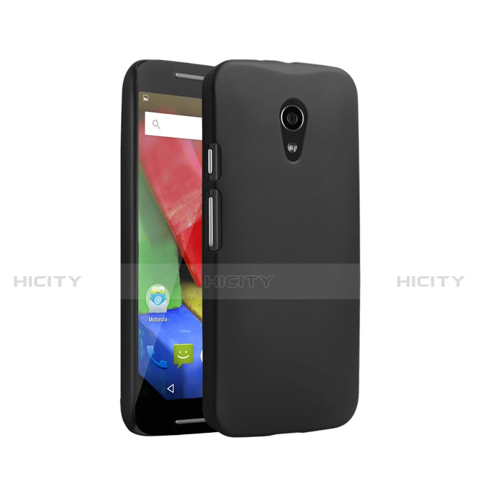 Funda Dura Plastico Rigida Mate para Motorola Moto G (2nd Gen) Negro