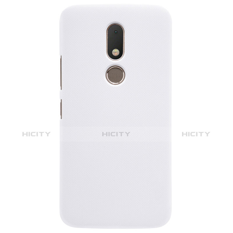 Funda Dura Plastico Rigida Mate para Motorola Moto M XT1662 Blanco