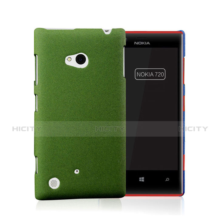 Funda Dura Plastico Rigida Mate para Nokia Lumia 720 Verde