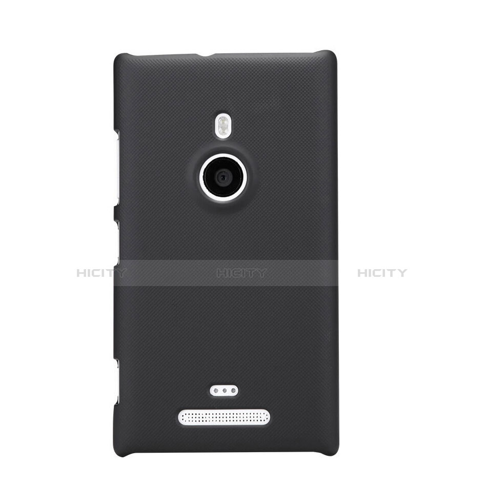 Funda Dura Plastico Rigida Mate para Nokia Lumia 925 Negro