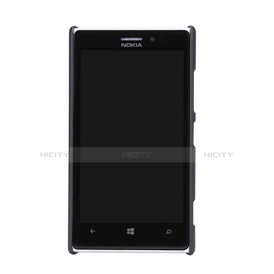 Funda Dura Plastico Rigida Mate para Nokia Lumia 925 Negro