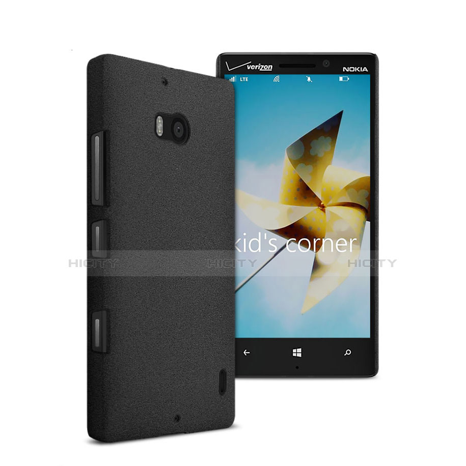 Funda Dura Plastico Rigida Mate para Nokia Lumia 930 Negro
