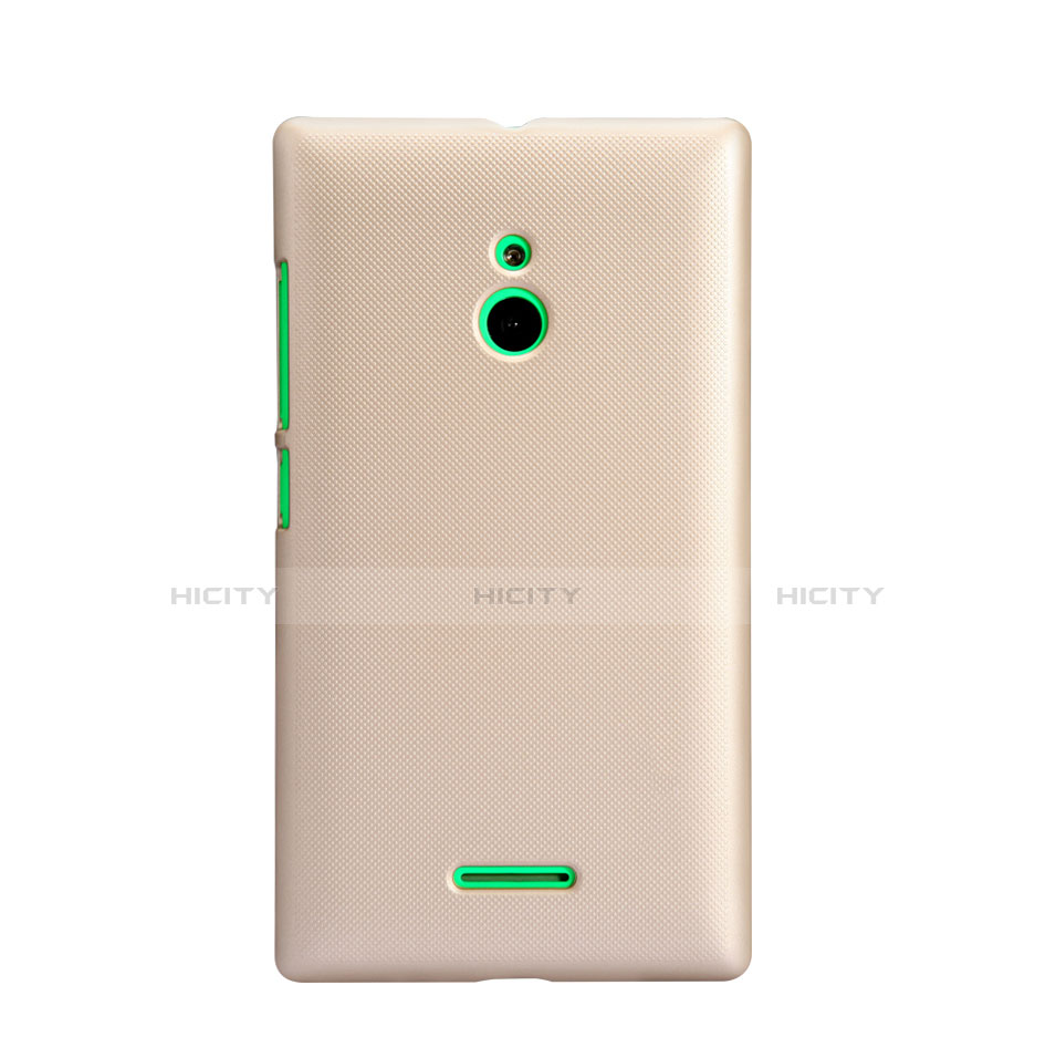 Funda Dura Plastico Rigida Mate para Nokia XL Oro