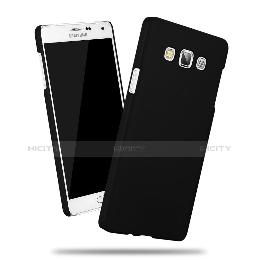 Funda Dura Plastico Rigida Mate para Samsung Galaxy A3 SM-300F Negro