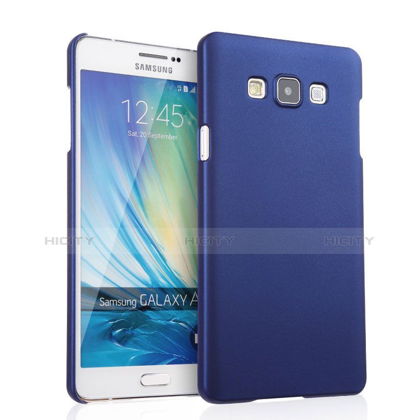 Funda Dura Plastico Rigida Mate para Samsung Galaxy A7 SM-A700 Azul