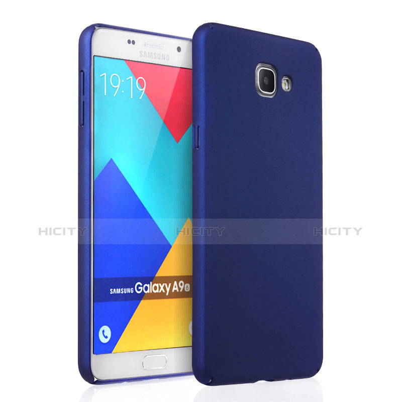 Funda Dura Plastico Rigida Mate para Samsung Galaxy A9 (2016) A9000 Azul