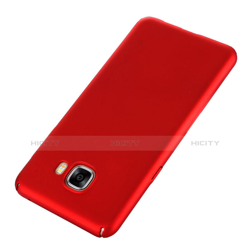 Funda Dura Plastico Rigida Mate para Samsung Galaxy C5 SM-C5000 Rojo