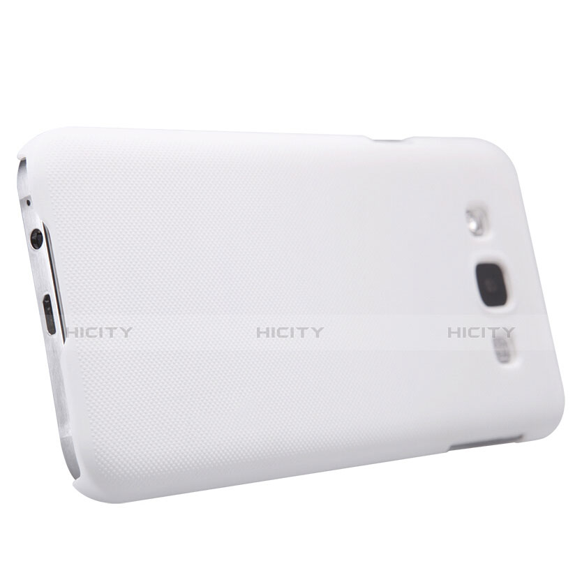 Funda Dura Plastico Rigida Mate para Samsung Galaxy E5 SM-E500F E500H Blanco