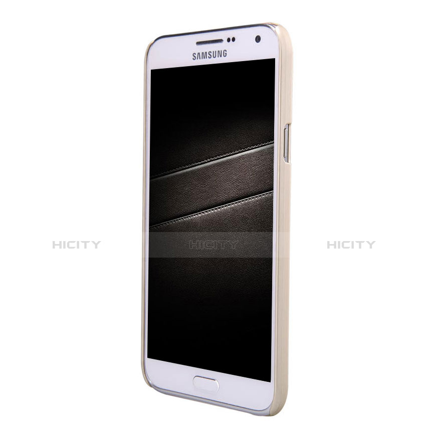 Funda Dura Plastico Rigida Mate para Samsung Galaxy E7 SM-E700 E7000 Oro