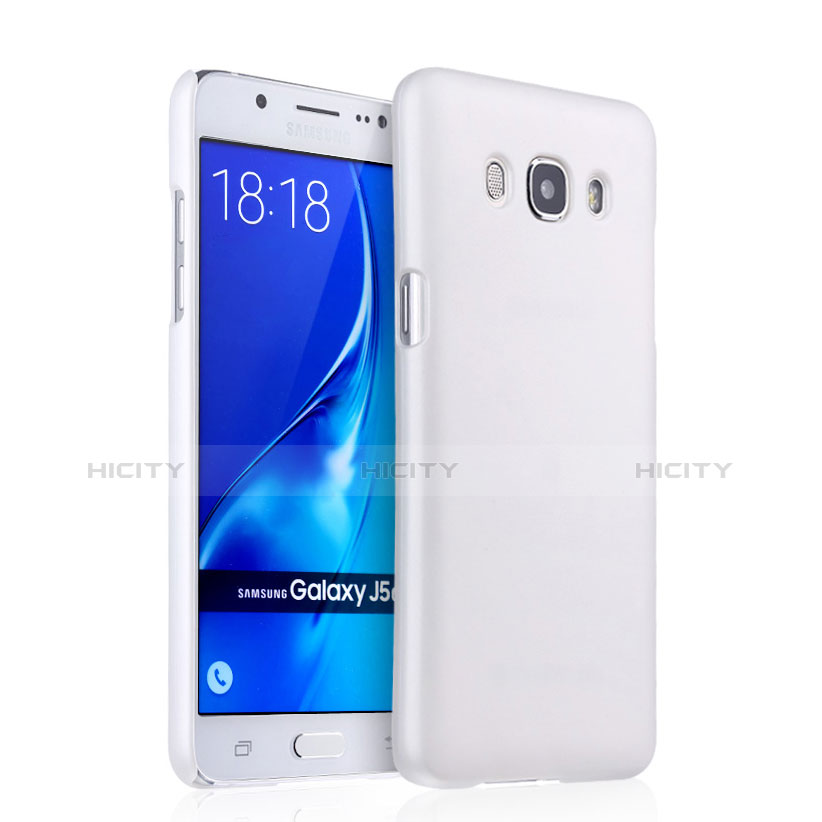 Funda Dura Plastico Rigida Mate para Samsung Galaxy J5 (2016) J510FN J5108 Blanco