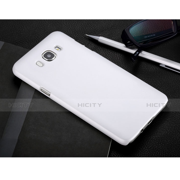 Funda Dura Plastico Rigida Mate para Samsung Galaxy J7 (2016) J710F J710FN Blanco