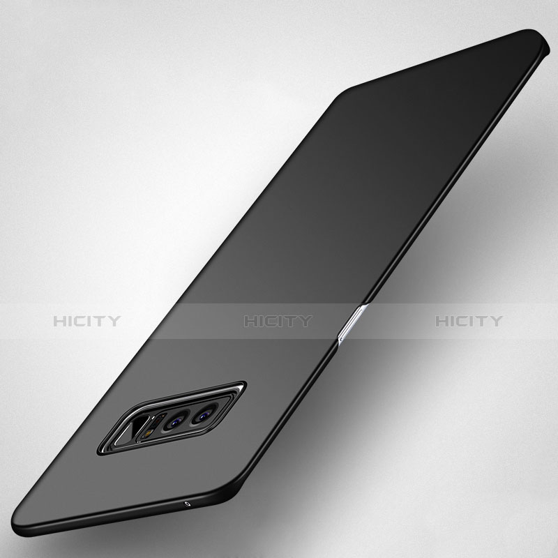 Funda Dura Plastico Rigida Mate para Samsung Galaxy Note 8 Duos N950F Negro