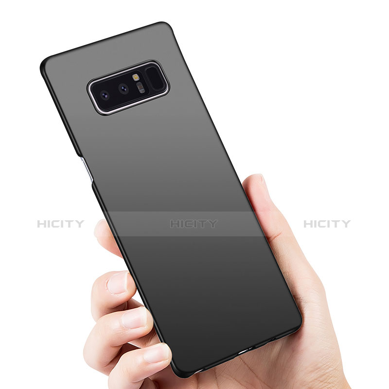 Funda Dura Plastico Rigida Mate para Samsung Galaxy Note 8 Negro