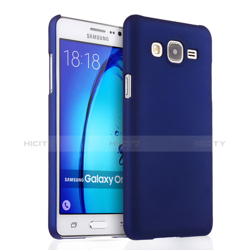 Funda Dura Plastico Rigida Mate para Samsung Galaxy On5 Pro Azul