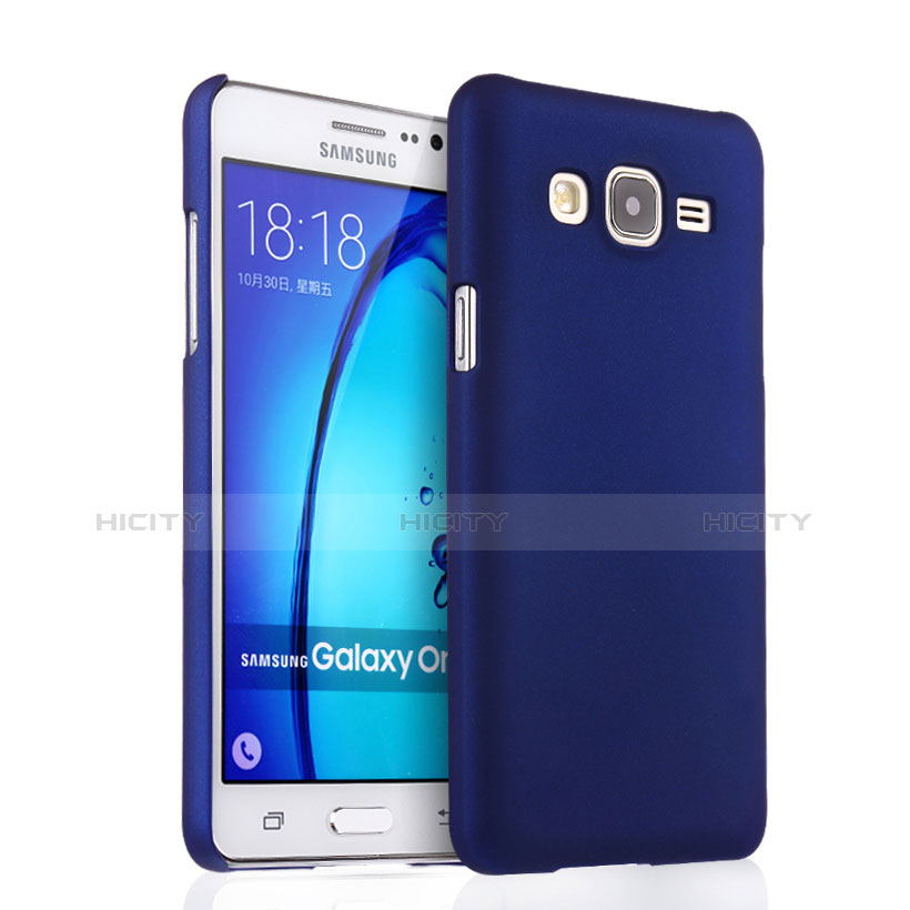 Funda Dura Plastico Rigida Mate para Samsung Galaxy On7 Pro Azul
