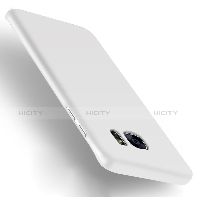 Funda Dura Plastico Rigida Mate para Samsung Galaxy S7 Edge G935F Blanco