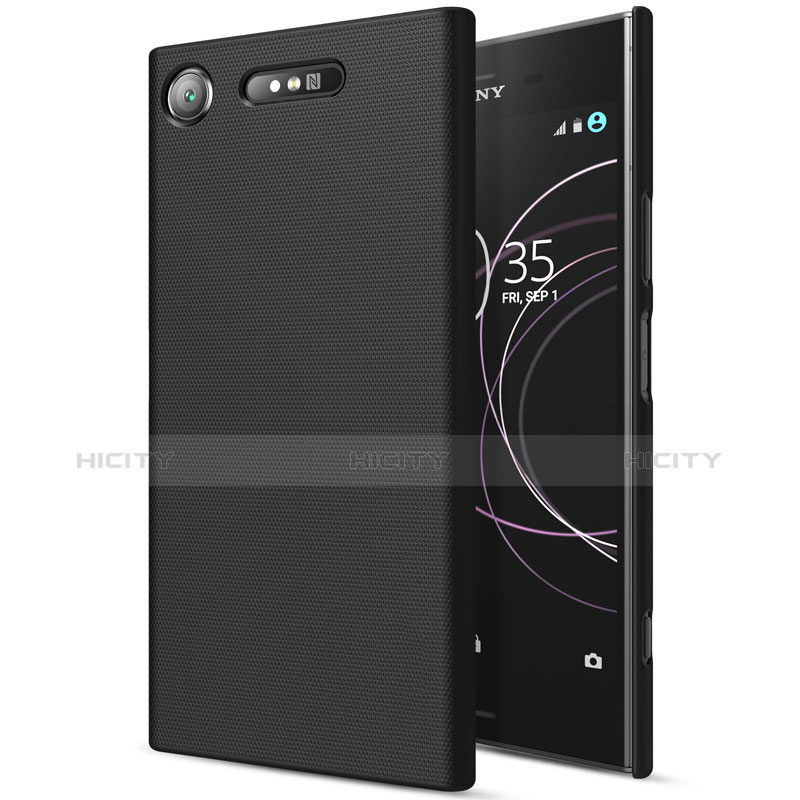 Funda Dura Plastico Rigida Mate para Sony Xperia XZ1 Negro