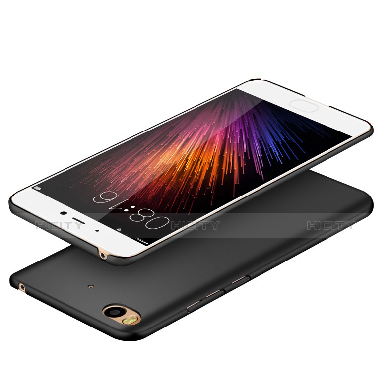 Funda Dura Plastico Rigida Mate para Xiaomi Mi 5S 4G Negro