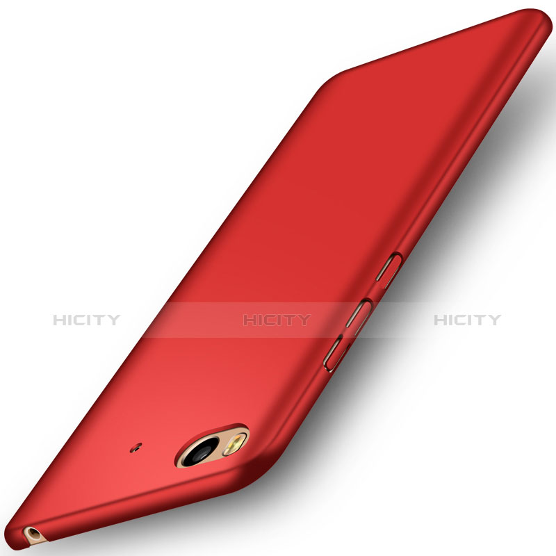 Funda Dura Plastico Rigida Mate para Xiaomi Mi 5S 4G Rojo