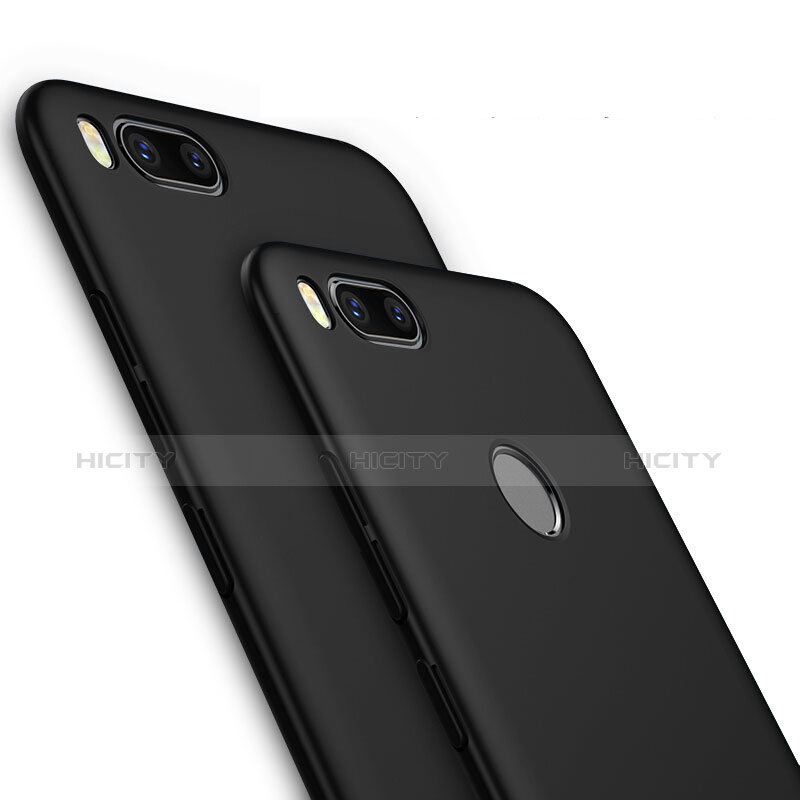 Funda Dura Plastico Rigida Mate para Xiaomi Mi A1 Negro