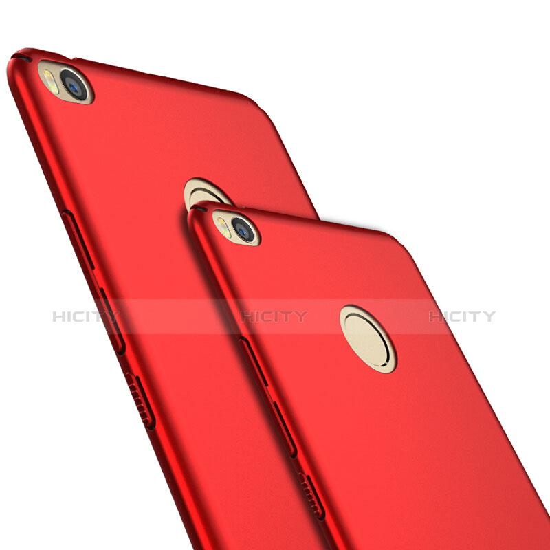 Funda Dura Plastico Rigida Mate para Xiaomi Mi Max 2 Rojo