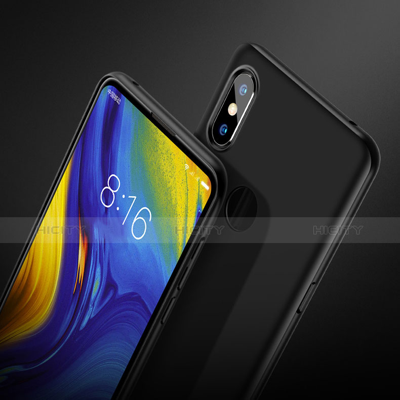 Funda Dura Plastico Rigida Mate para Xiaomi Mi Mix 3 Negro