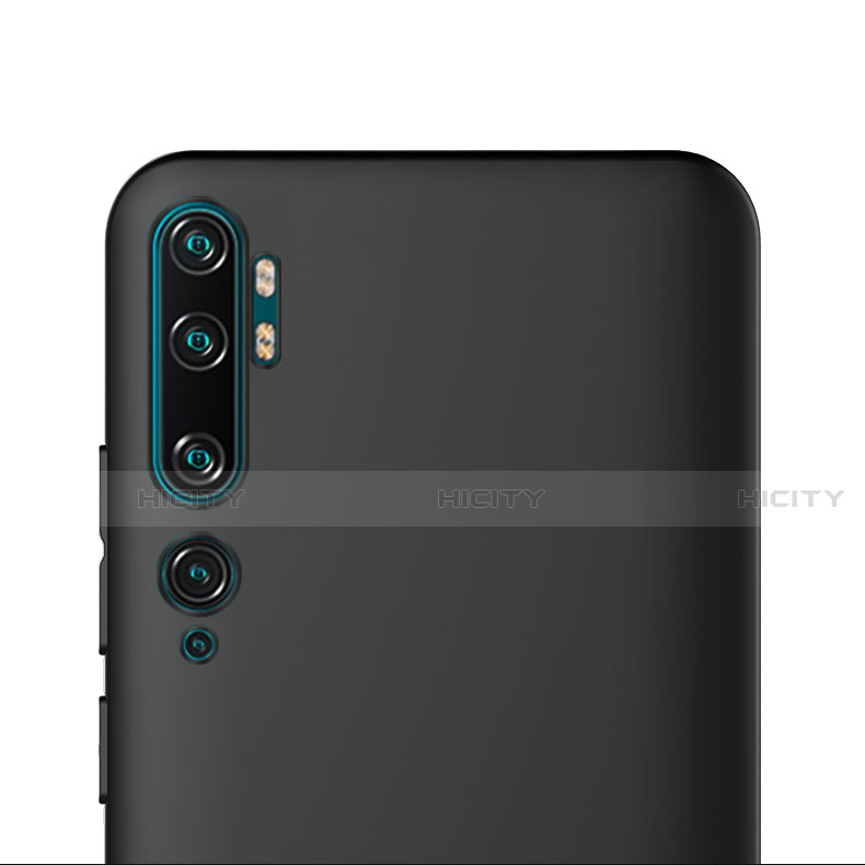 Funda Dura Plastico Rigida Mate para Xiaomi Mi Note 10 Negro