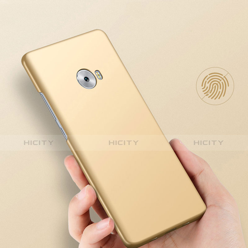 Funda Dura Plastico Rigida Mate para Xiaomi Mi Note 2 Oro