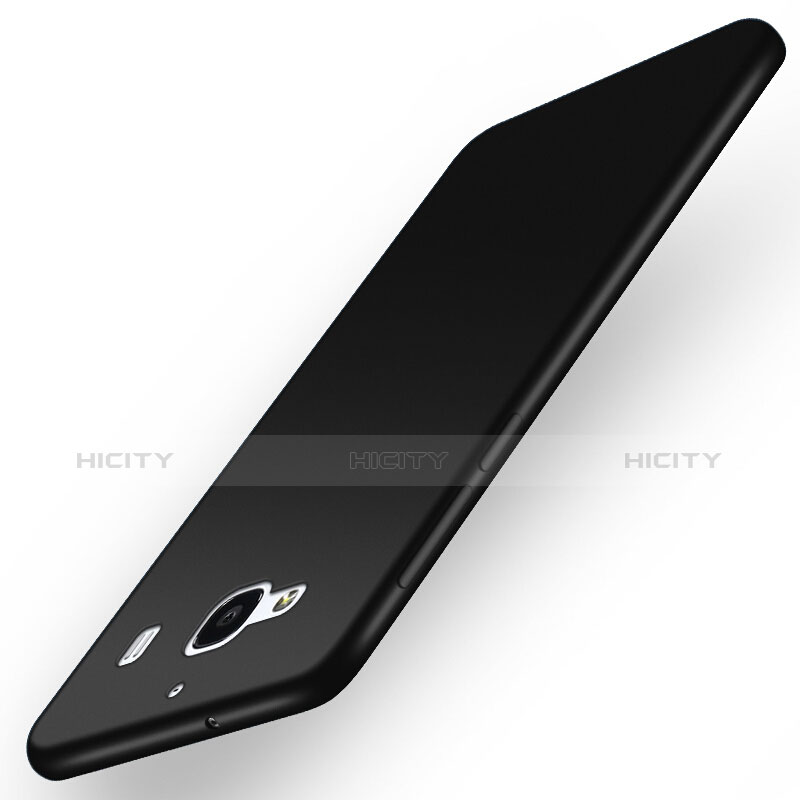 Funda Dura Plastico Rigida Mate para Xiaomi Redmi 2 Negro