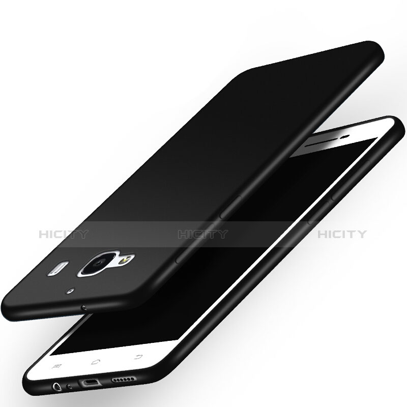 Funda Dura Plastico Rigida Mate para Xiaomi Redmi 2A Negro