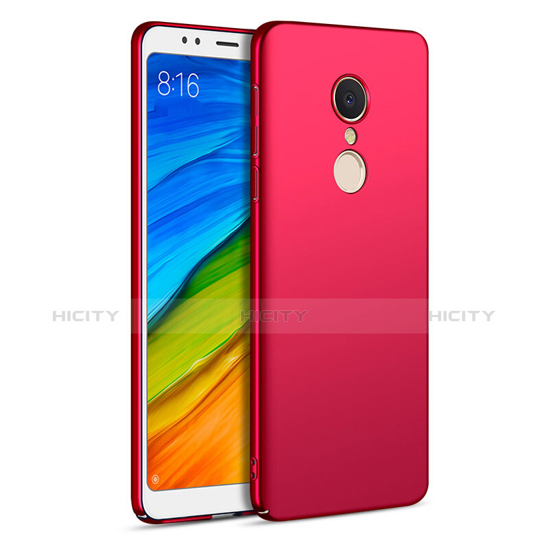 Funda Dura Plastico Rigida Mate para Xiaomi Redmi 5 Rojo