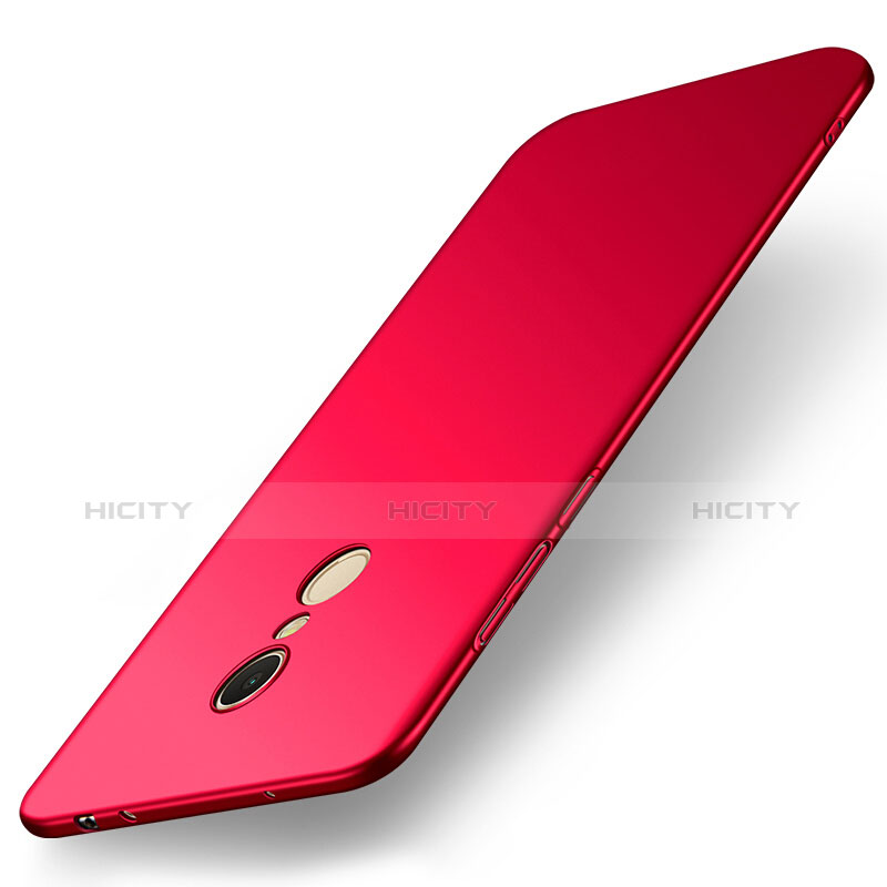 Funda Dura Plastico Rigida Mate para Xiaomi Redmi 5 Rojo