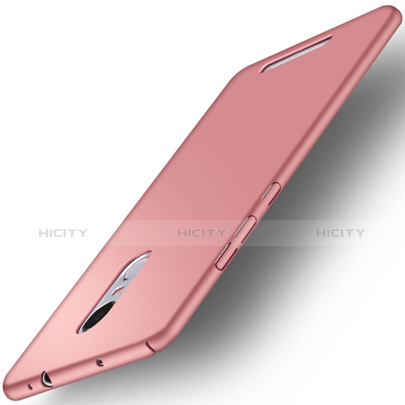 Funda Dura Plastico Rigida Mate para Xiaomi Redmi Note 3 Oro Rosa