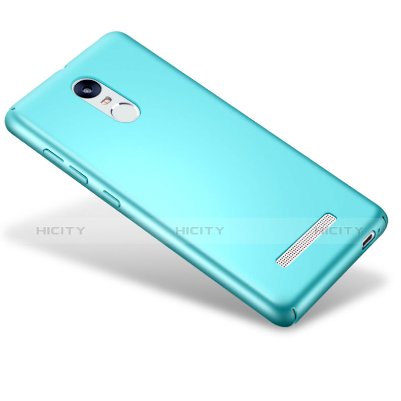 Funda Dura Plastico Rigida Mate para Xiaomi Redmi Note 3 Pro Azul Cielo