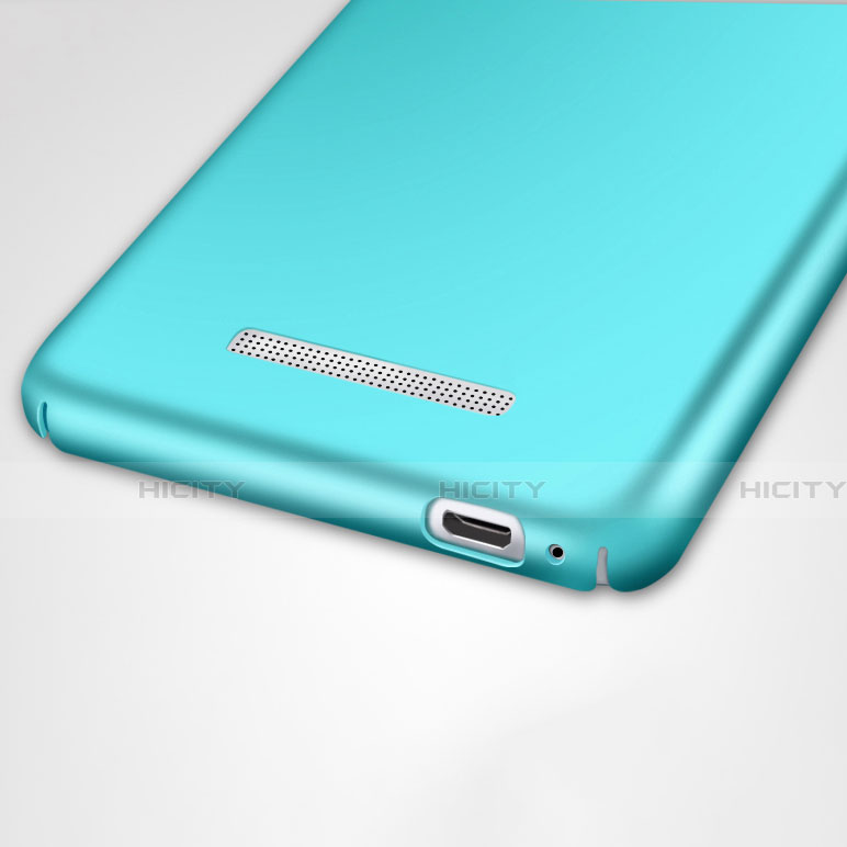 Funda Dura Plastico Rigida Mate para Xiaomi Redmi Note 3 Pro Azul Cielo