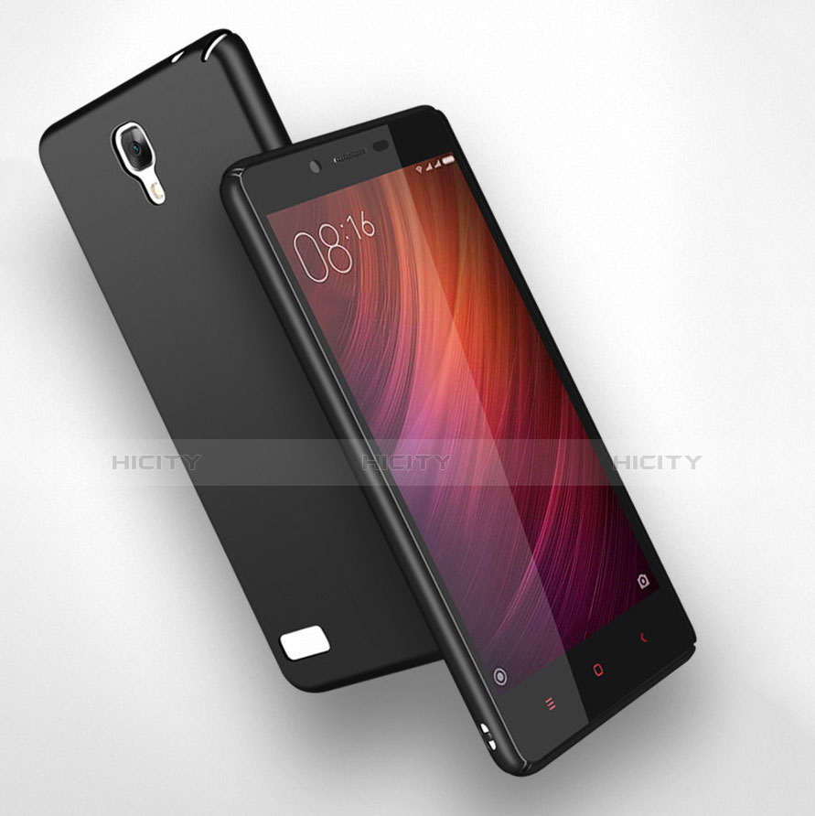 Funda Dura Plastico Rigida Mate para Xiaomi Redmi Note 4G Negro