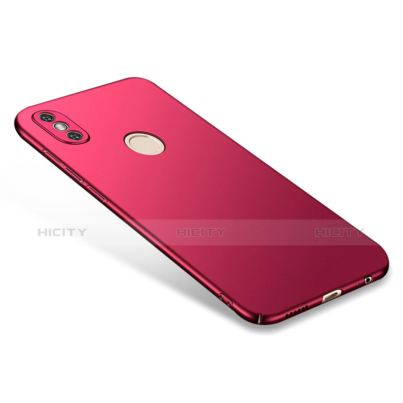Funda Dura Plastico Rigida Mate para Xiaomi Redmi Note 5 AI Dual Camera Rojo