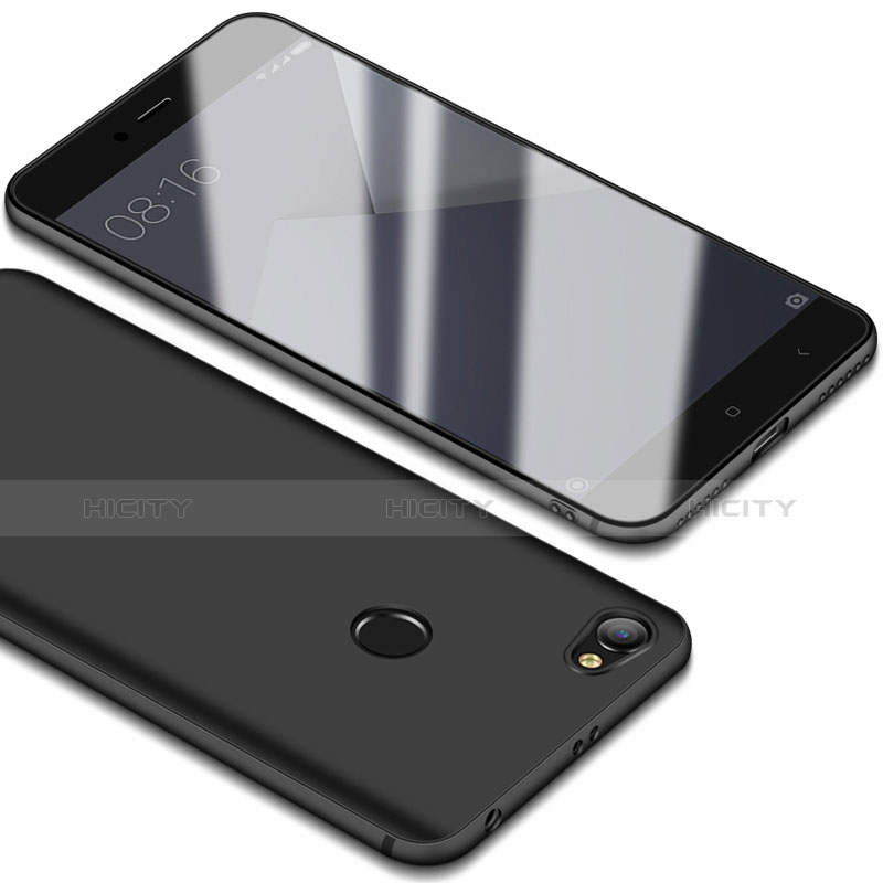 Funda Dura Plastico Rigida Mate para Xiaomi Redmi Note 5A High Edition Negro