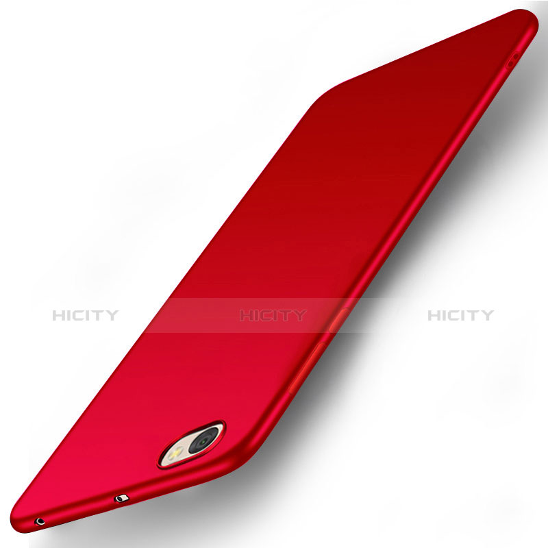 Funda Dura Plastico Rigida Mate para Xiaomi Redmi Note 5A Standard Edition Rojo