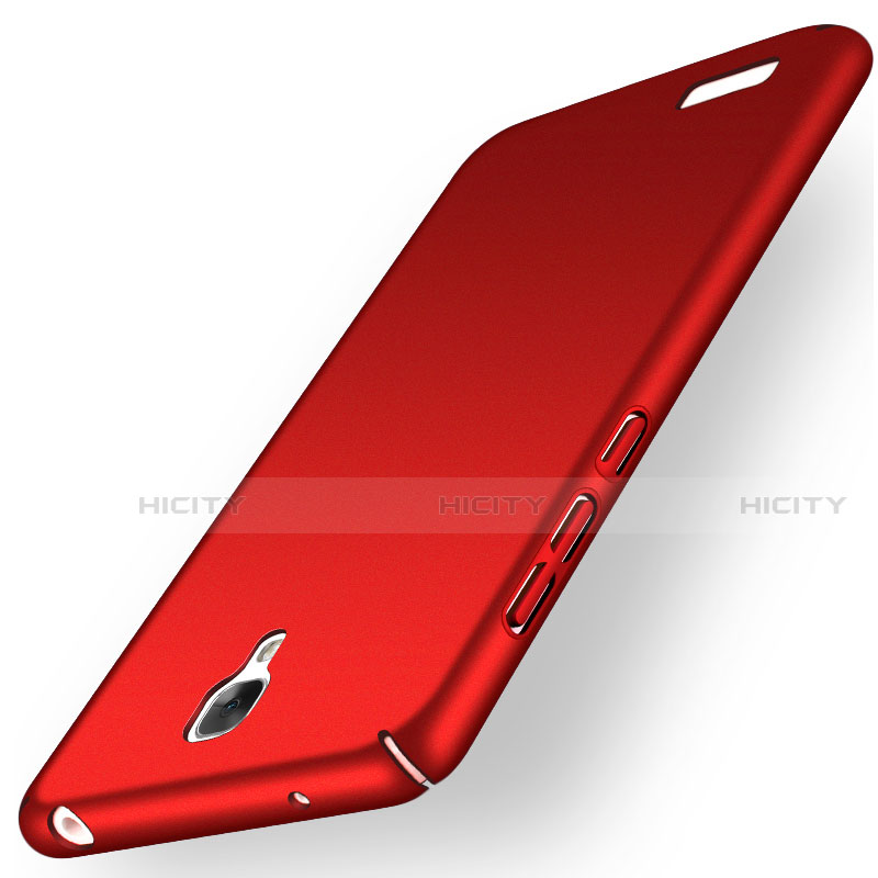 Funda Dura Plastico Rigida Mate para Xiaomi Redmi Note Prime Rojo