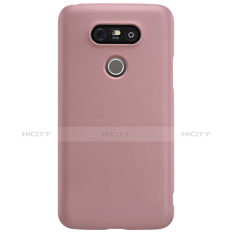 Funda Dura Plastico Rigida Mate R01 para LG G5 Oro Rosa