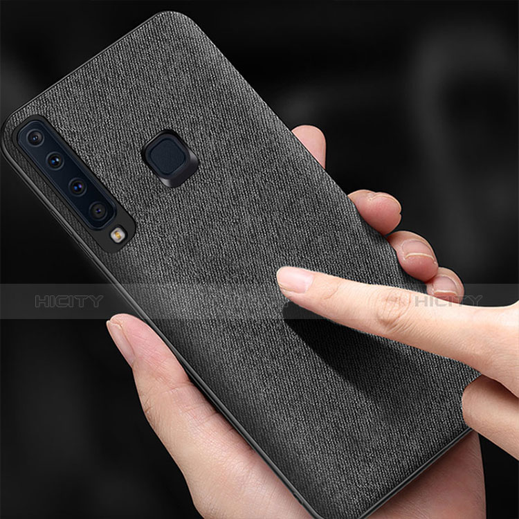 Funda Dura Plastico Rigida Mate Twill para Samsung Galaxy A9s Gris