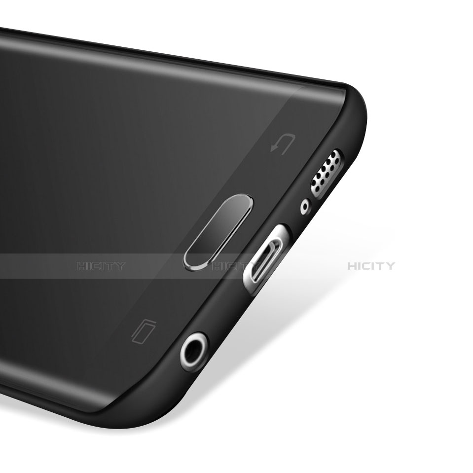 Funda Dura Plastico Rigida Perforada M01 para Samsung Galaxy S7 Edge G935F Negro