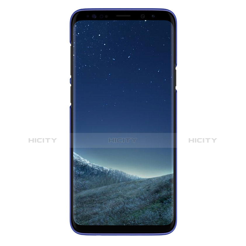 Funda Dura Plastico Rigida Perforada M01 para Samsung Galaxy S9 Plus Azul