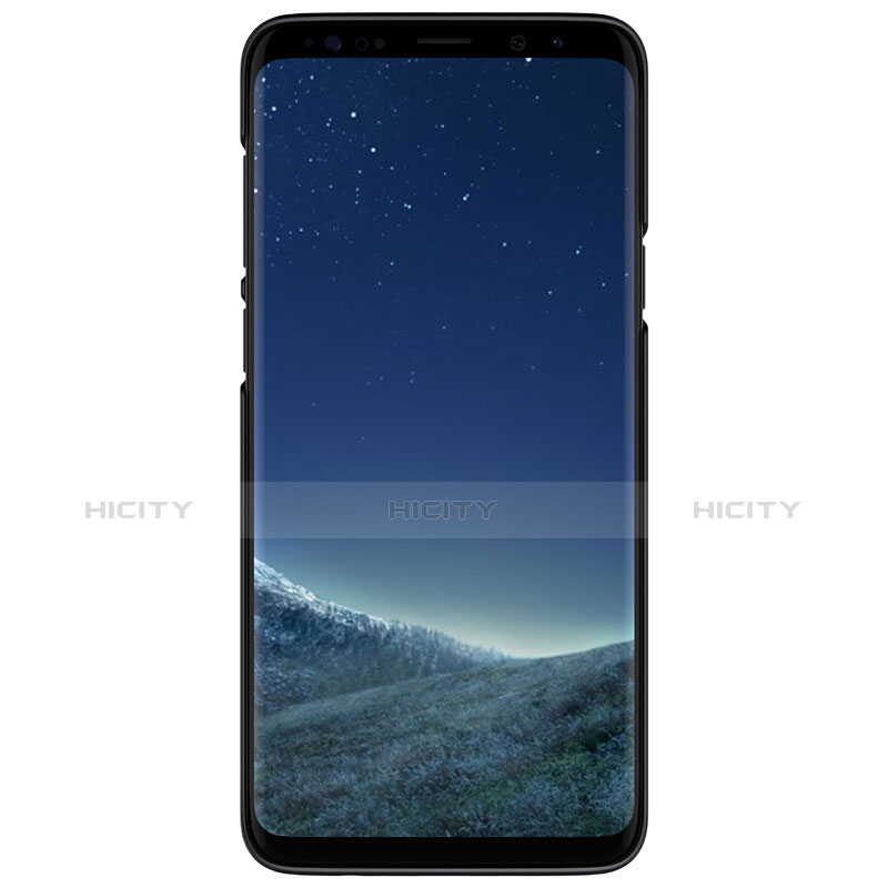 Funda Dura Plastico Rigida Perforada M01 para Samsung Galaxy S9 Plus Negro