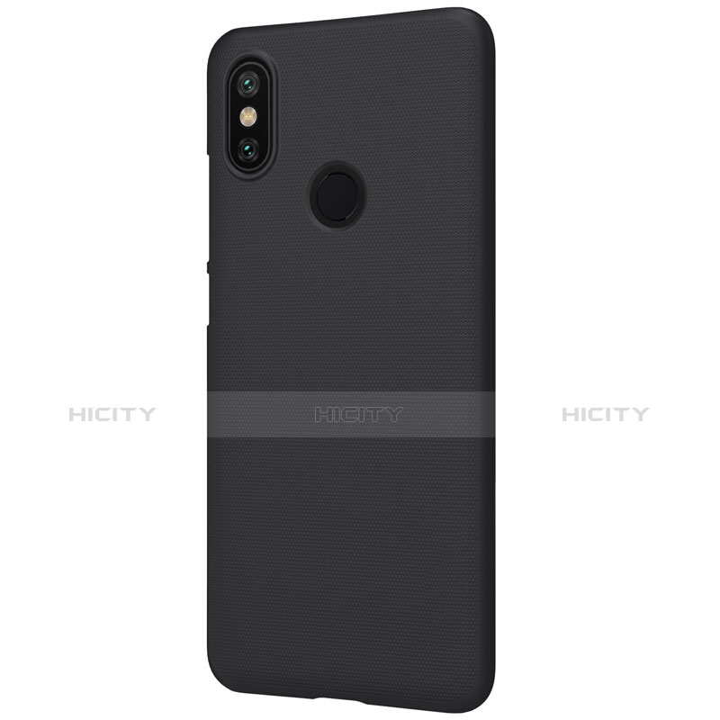 Funda Dura Plastico Rigida Perforada M01 para Xiaomi Mi A2 Negro