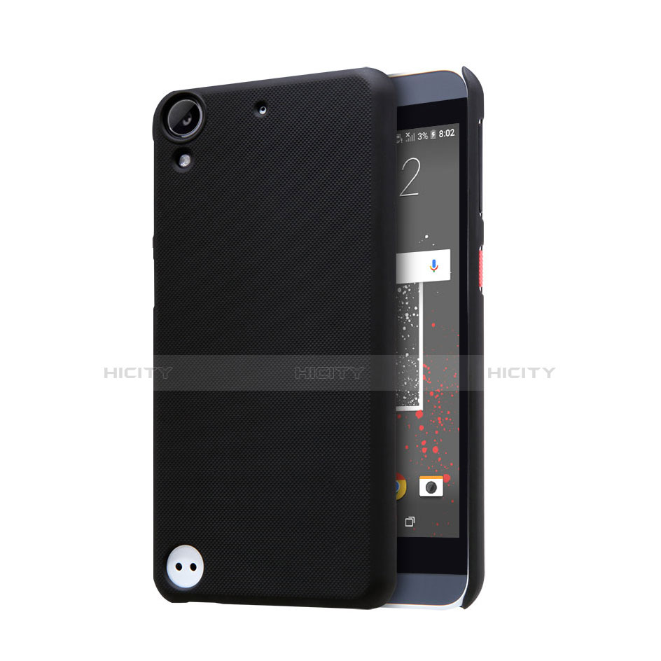 Funda Dura Plastico Rigida Perforada para HTC Desire 530 Negro
