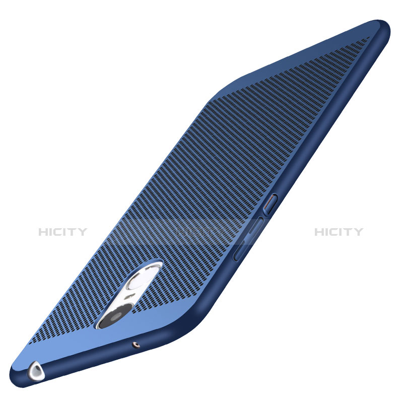 Funda Dura Plastico Rigida Perforada para Huawei Enjoy 6 Azul
